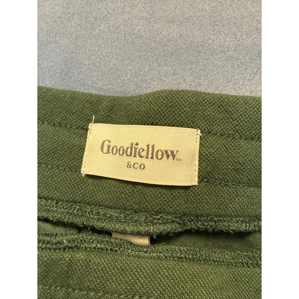 Goodfellow & Co Green Lounge Pants Sweatpants Zip Pockets Size Large